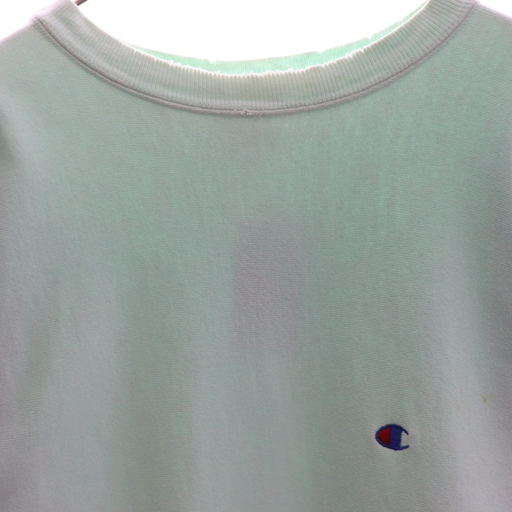 CHAMPION(チャンピオン) 90S VINTAGE REVERSE WEAVE ヴィンテージ リバースウィーブ 刺繍タグ USA製 スウェットトレーナー ミントグリーン
