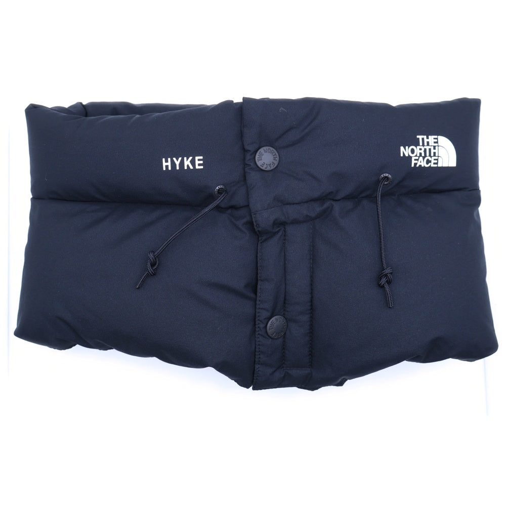 THE NORTH FACE(ザノースフェイス) ×HYKE 19AW DOWN NECK GAITER ハイク ダウンネックゲイター ネックウォーマー ブラック DWVB062