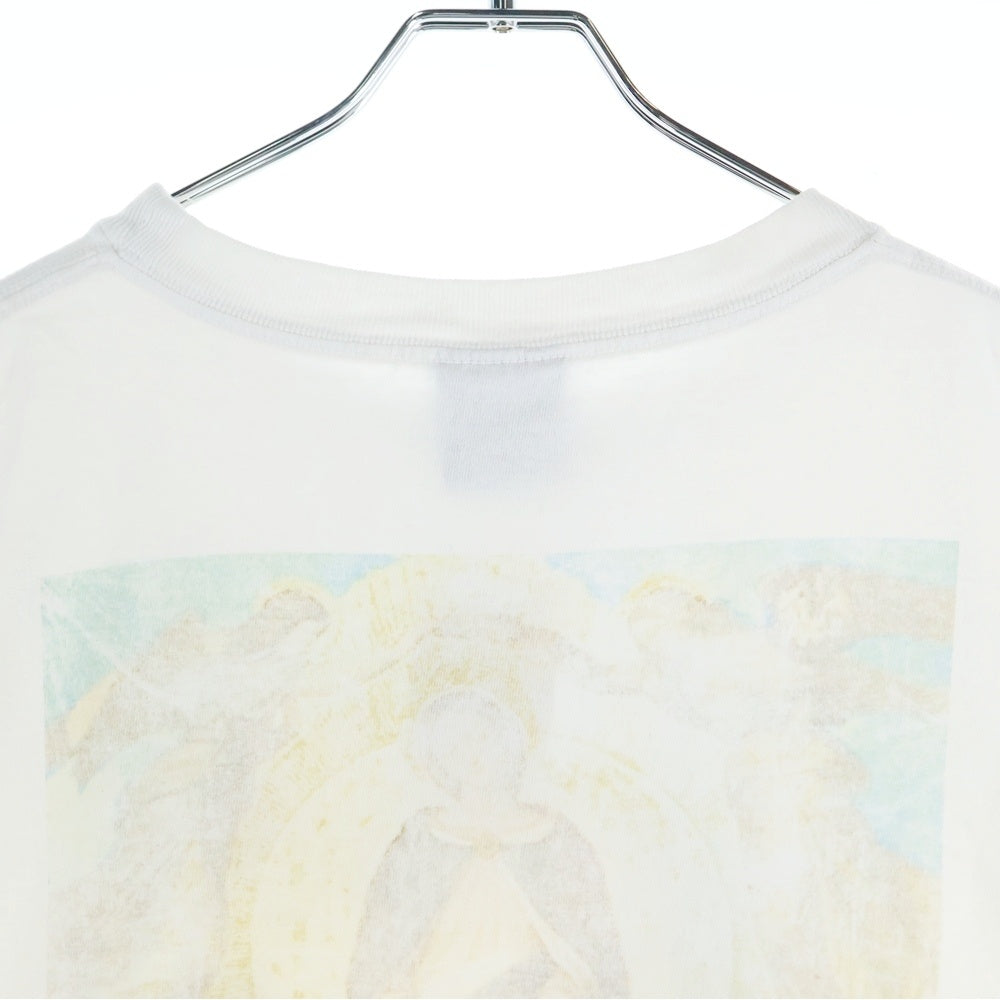 SAINT MICHAEL(セントマイケル) 20AW SHORT SLEEVE TEE イエス キリスト フォトプリント半袖Tシャツ ホワイト SM-A20-0000-003