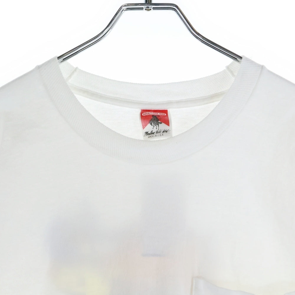 VINTAGE(ヴィンテージ) 90S VINTAGE MALBORO WILD WEST ヴィンテージ マルボロ ワイルドウェスト ポケットTシャツ 半袖クルーネックカットソー ホワイト