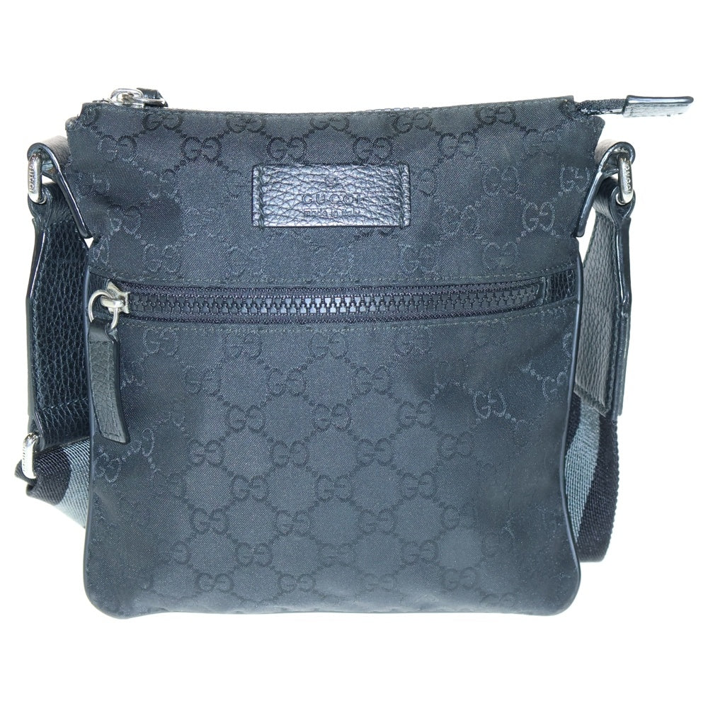 GUCCI(グッチ) GGスプリーム ナイロン ショルダーバッグ ブラック 449183 002404