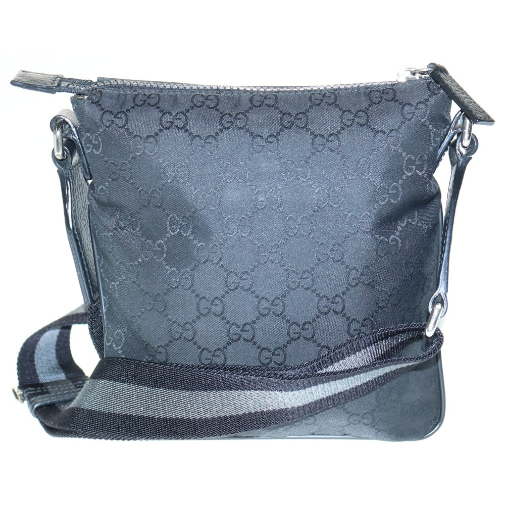 GUCCI(グッチ) GGスプリーム ナイロン ショルダーバッグ ブラック 449183 002404