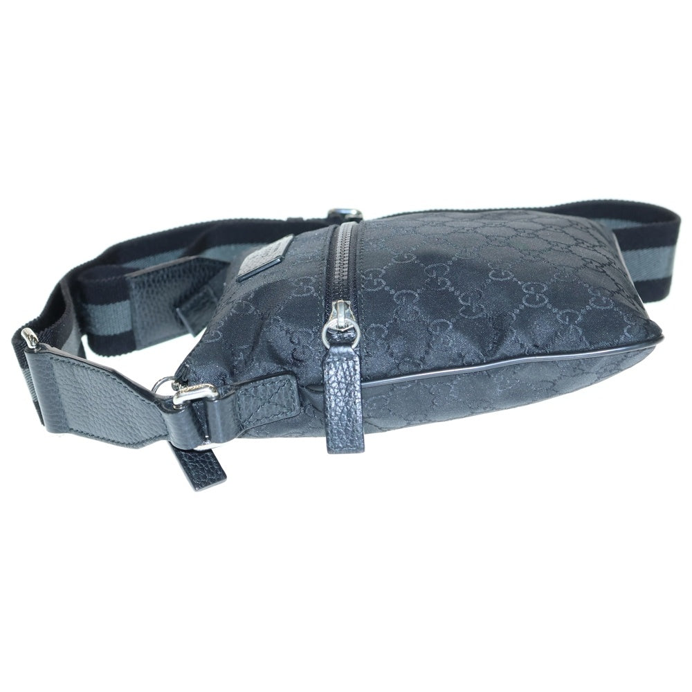 GUCCI(グッチ) GGスプリーム ナイロン ショルダーバッグ ブラック 449183 002404