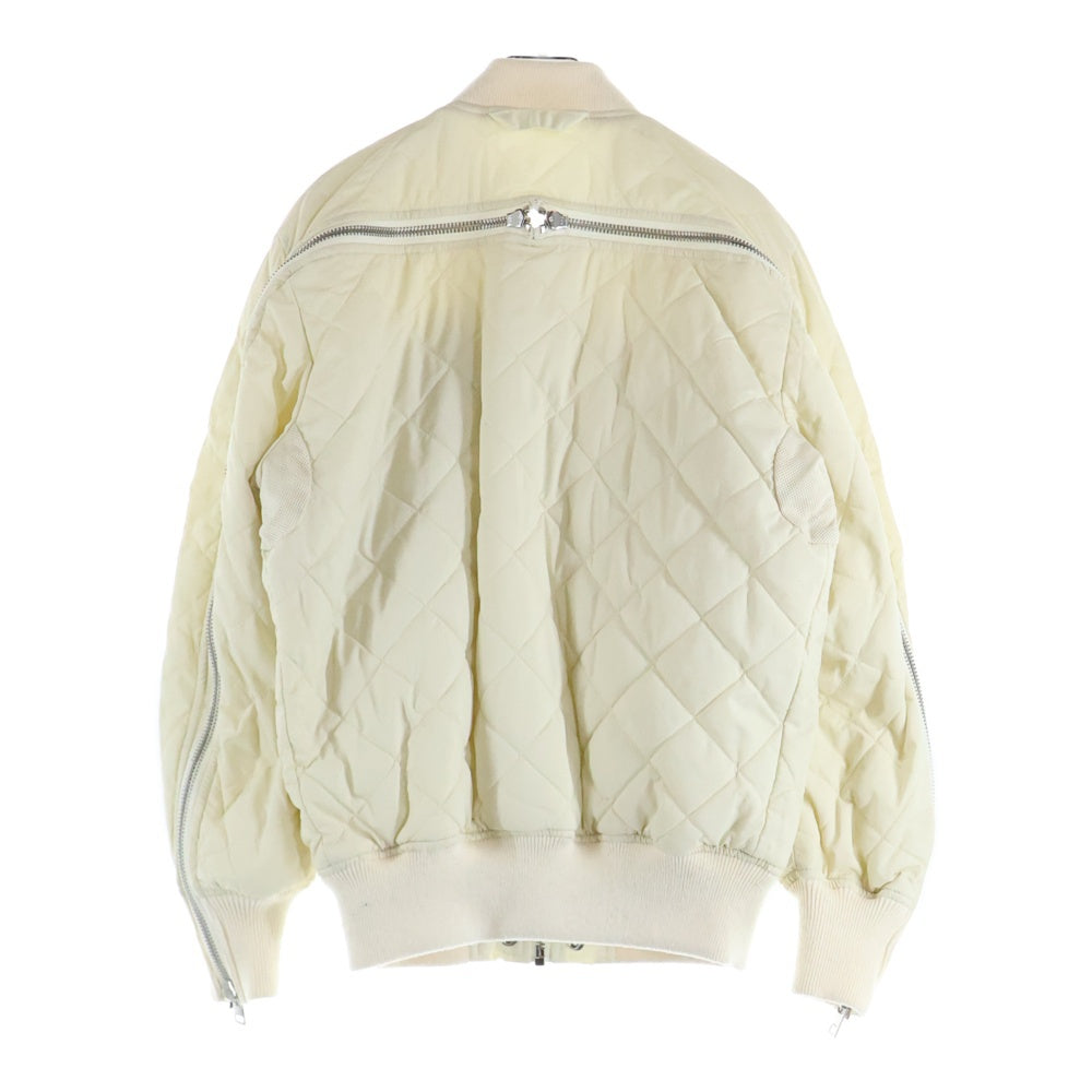 DIESEL(ディーゼル) リバーシブル ジップアップボンバージャケット MA-1 ホワイト