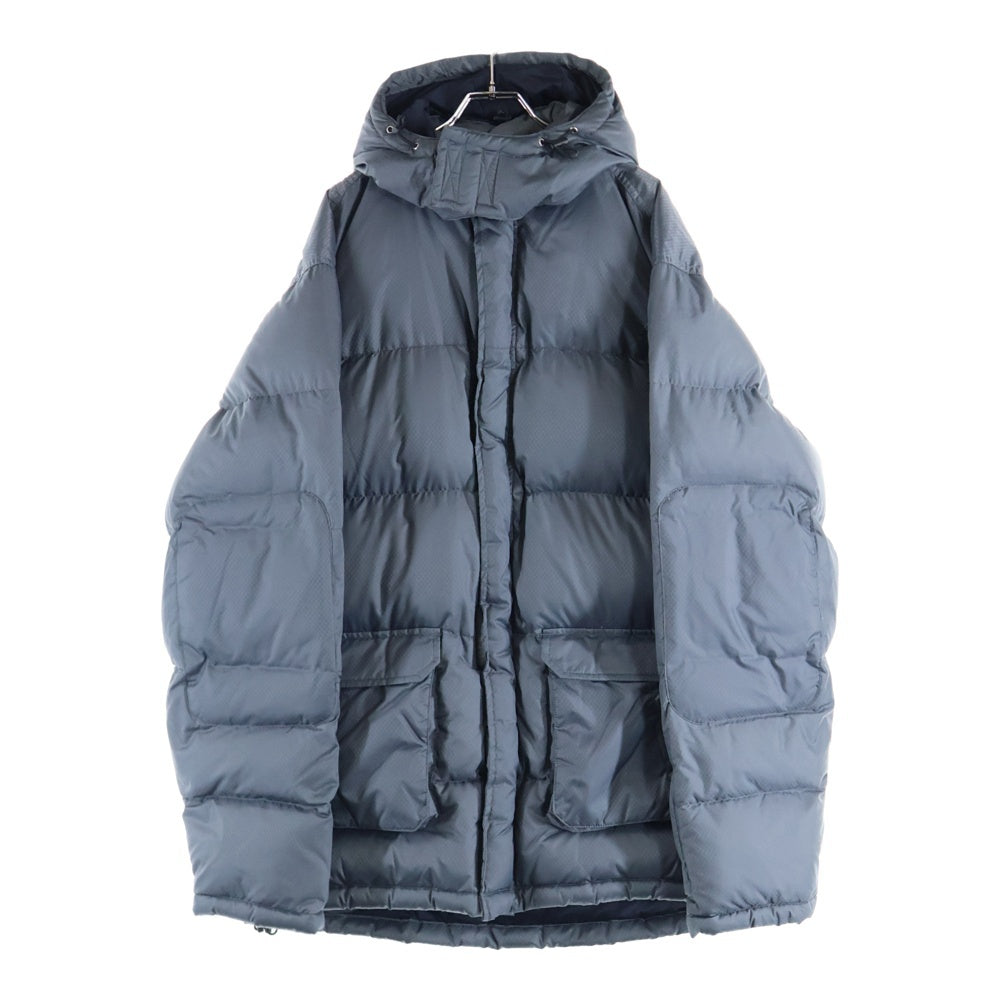 STUSSY(ステューシー) 00S VINTAGE PUFFER JACKET ヴィンテージ ブランドロゴデザイン マルチポケット フーデッド ダウンジャケット グレー