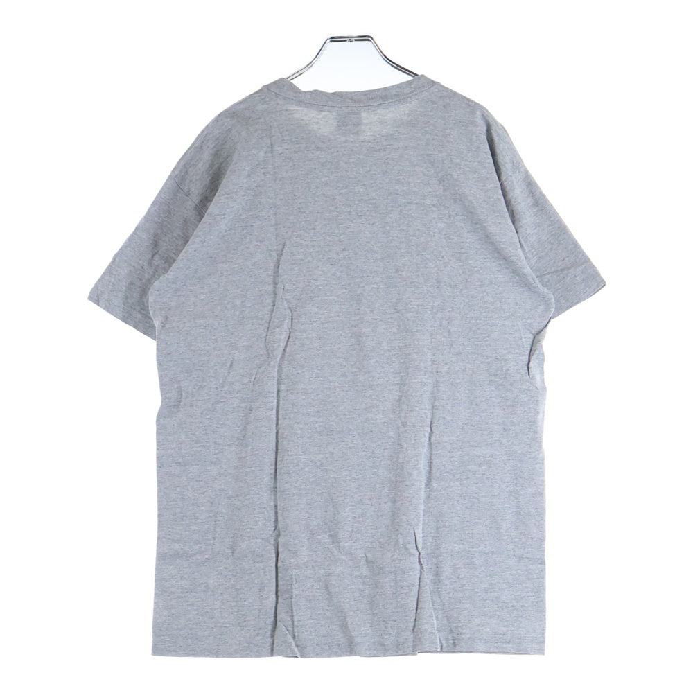 STUSSY(ステューシー) 90S VINTAGE ヴィンテージ 飛行機フロントプリント クルーネック カットソー 半袖Tシャツ グレー