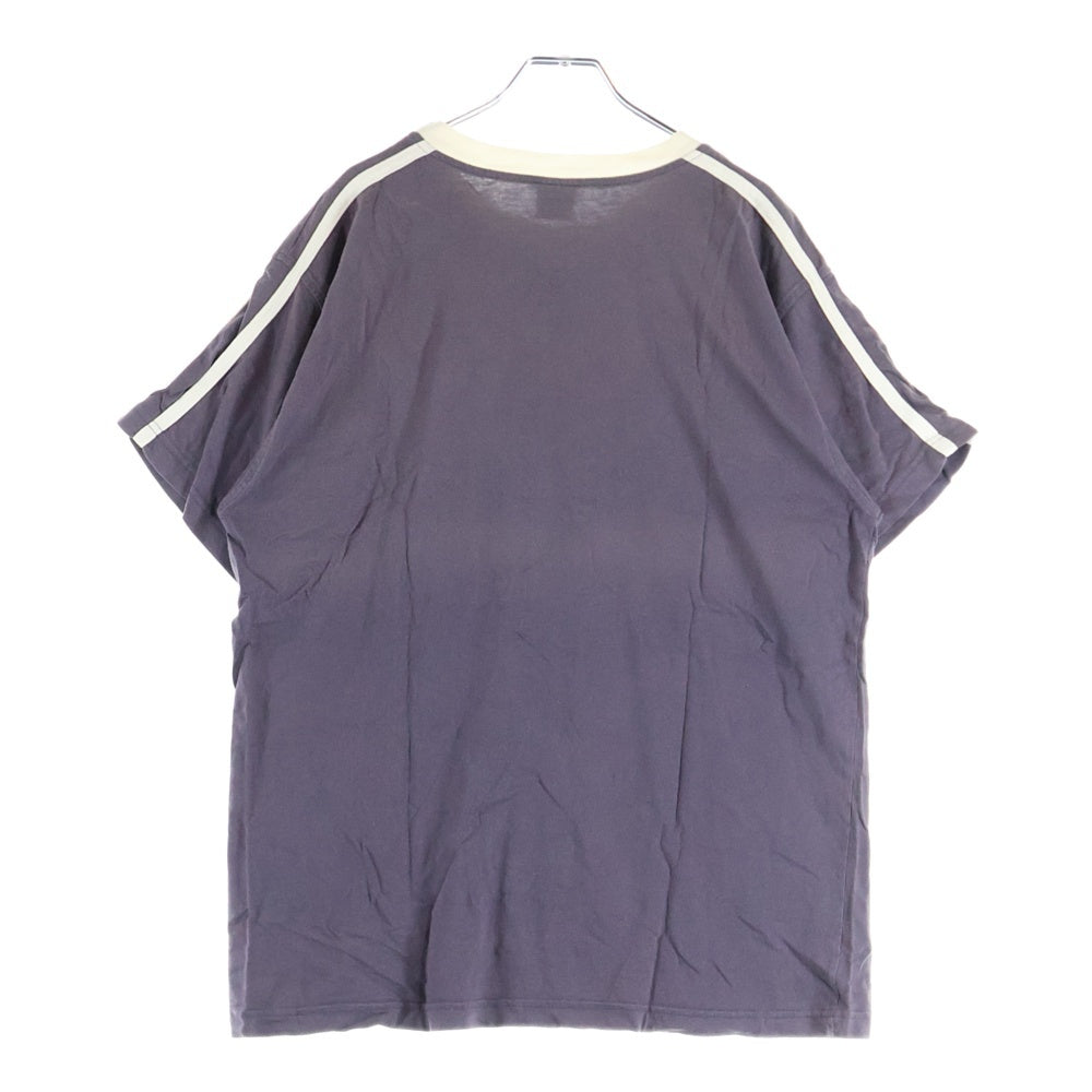 STUSSY(ステューシー) 90S VINTAGE ヴィンテージ ショルダーライン クルーネック カットソー 半袖Tシャツ パープル