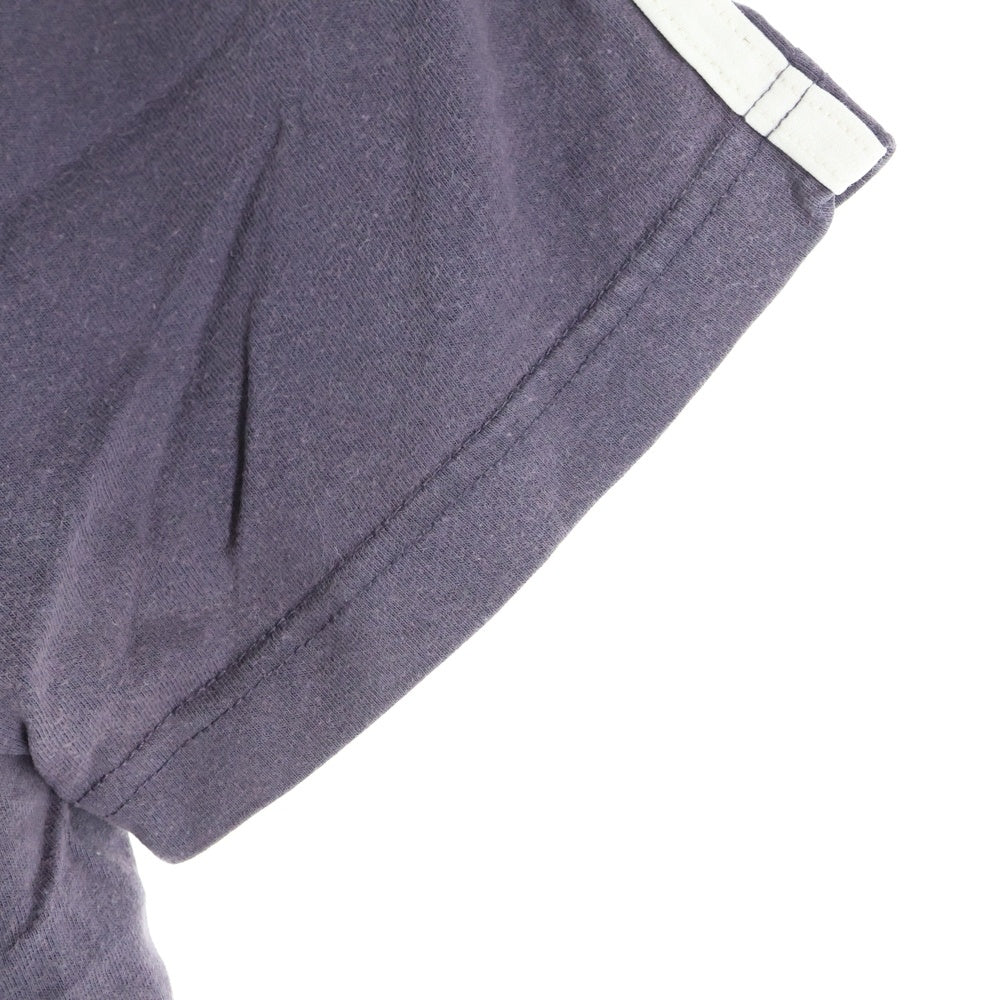 STUSSY(ステューシー) 90S VINTAGE ヴィンテージ ショルダーライン クルーネック カットソー 半袖Tシャツ パープル