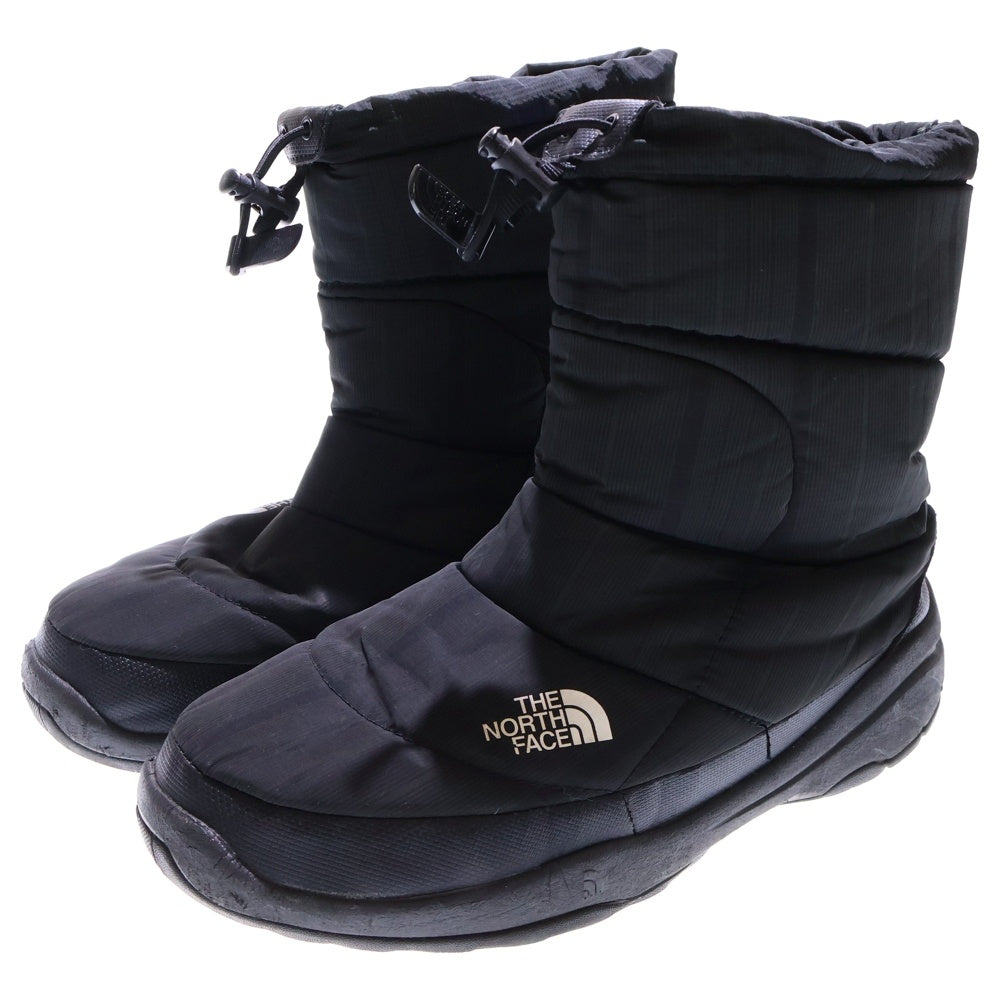 THE NORTH FACE(ザノースフェイス) NUPTSE BOOTIE WP IV ヌプシ ブーティー ダブリューピー フォー キルティング ブーツ ブラック US8/26cm NF51584