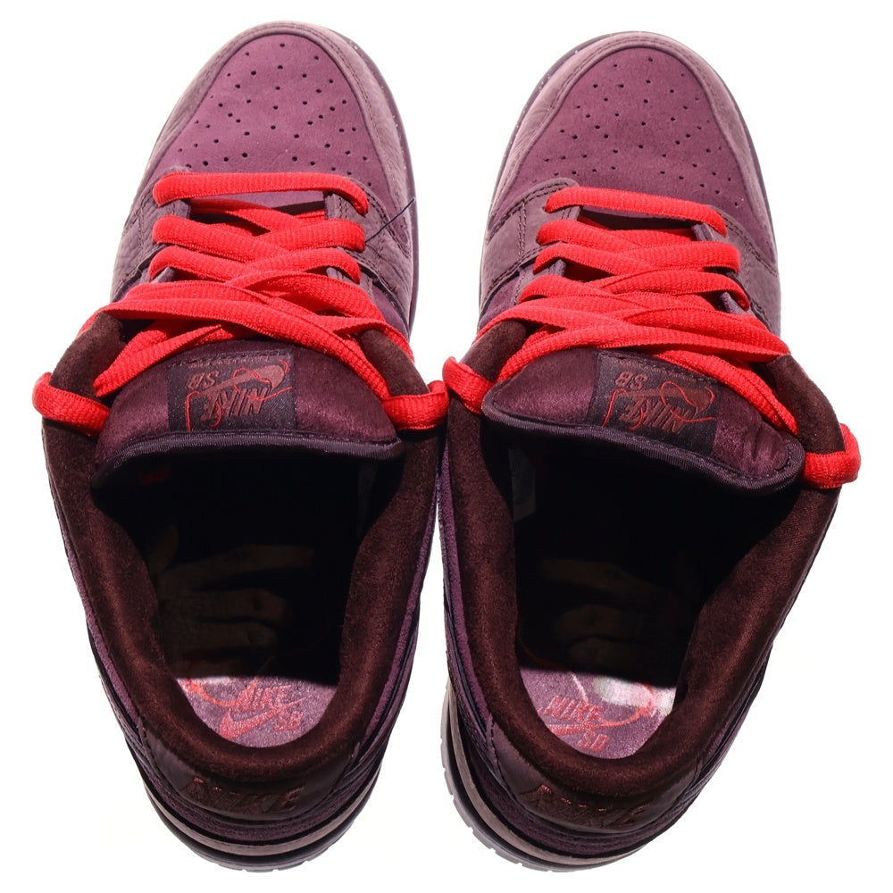 NIKE SB(ナイキエスビー) DUNK LOW PRM ダンクロープレミアム シティオブラブ ローカットスニーカー バーガンディー US9.5/27.5cm FN0619-600
