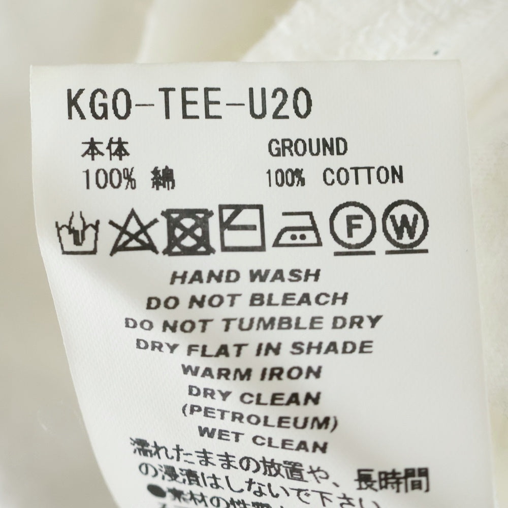 FACETASM(ファセッタズム) MOVIE TEE 5 ムービープリント クルーネック 半袖Tシャツ カットソー ホワイト KG0-TEE-U20