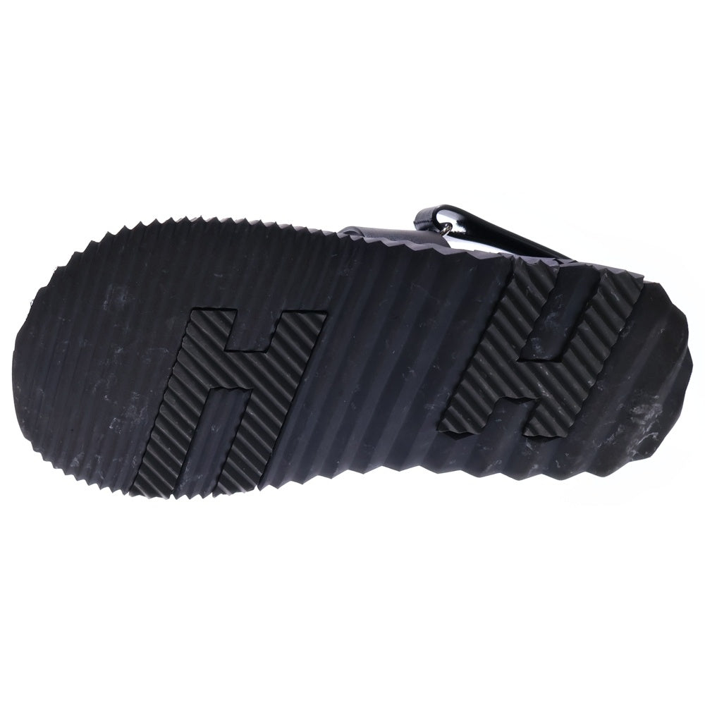 HERMES(エルメス) エレクトリックベルト Hロゴデザイン サンダル ブラック RG221848ZH