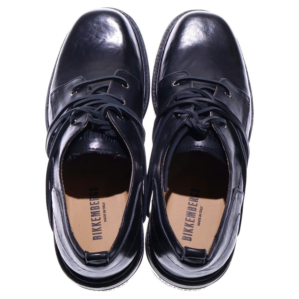 DIRK BIKKEMBERGS(ダークビッケンバーグ) MET HOLE MEN'S SHOES メット ホール メンズ レザーシューズ 革靴 ブラック 24225125A