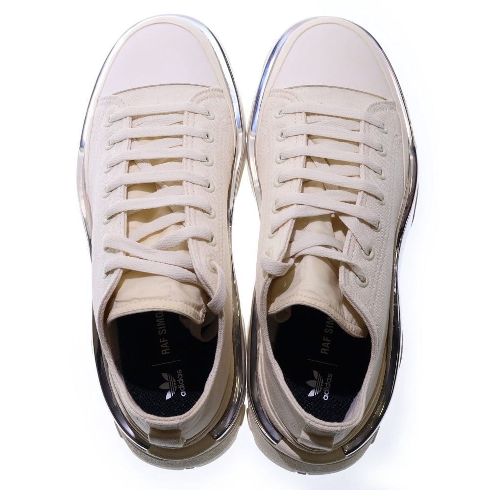 adidas(アディダス) ×RAF SIMONS RS DETROIT RUNNER ラフシモンズ デトロイト ランナー ローカットスニーカー ホワイト US9/27cm F34242