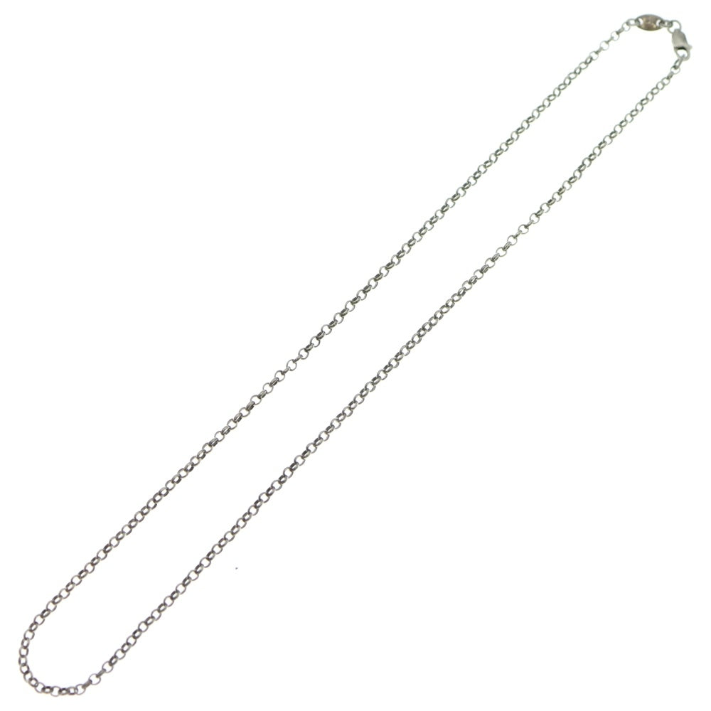 CHROME HEARTS(クロムハーツ) NECKCHAIN R16 ロールチェーンネックレス 16inch シルバー BCA082