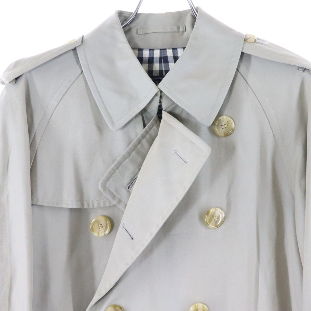 BURBERRY(バーバリー) 裏地ノヴァチェック ロング トレンチコート ジャケット ベージュ