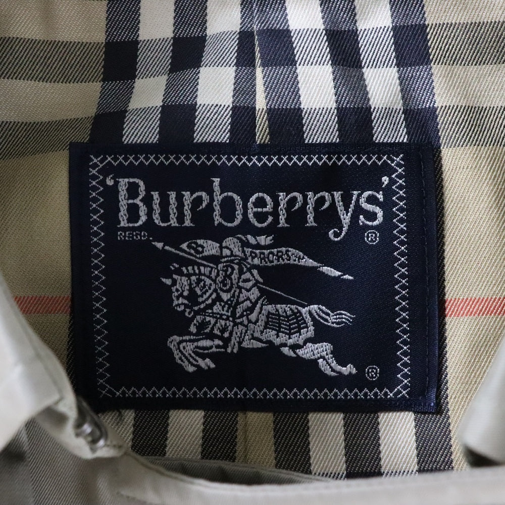 BURBERRY(バーバリー) 裏地ノヴァチェック ロング トレンチコート ジャケット ベージュ