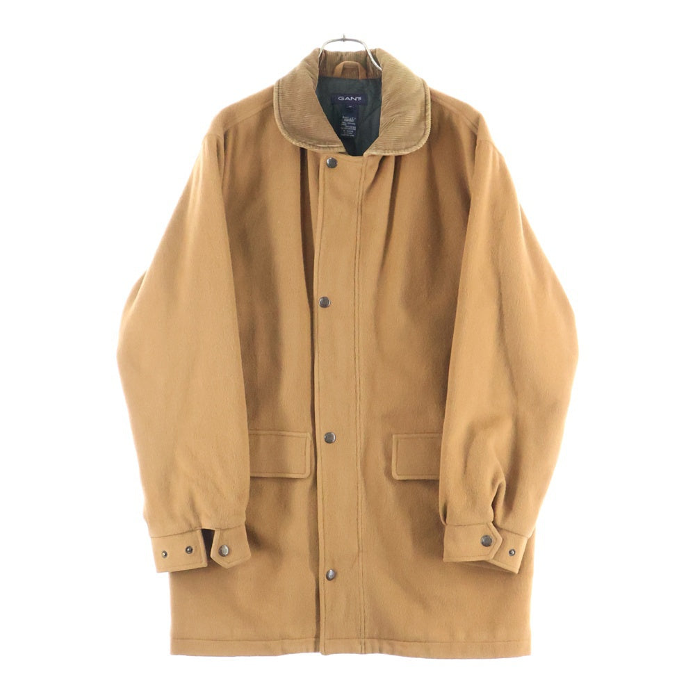 NO BRAND(ノーブランド) GANT ガント コーデュロイカラー ウール ジップアップ ジャケット ブラウン