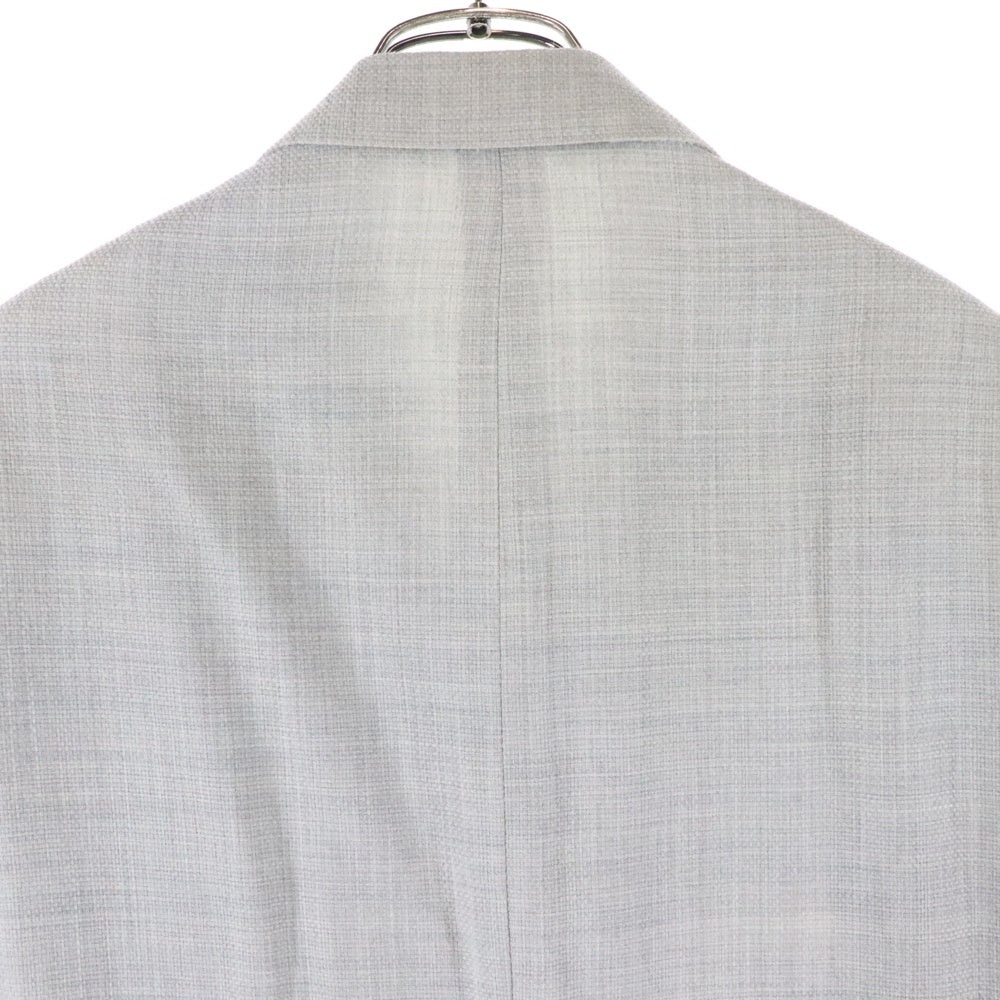 HILTON(ヒルトン) ウール混 3B シングルテーラードジャケット グレー