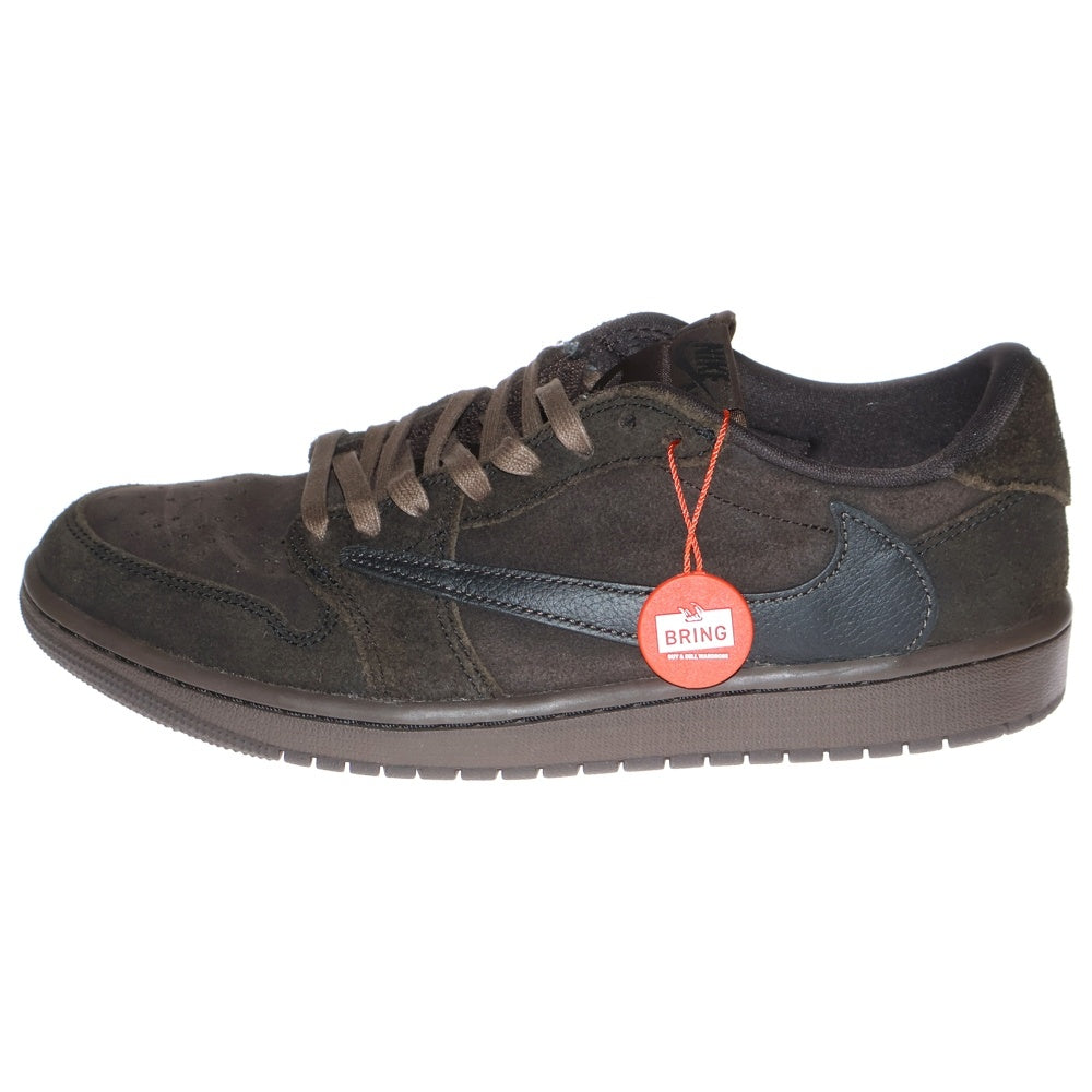 NIKE(ナイキ) ×Travis Scott AIR JORDAN1 LOW Velvet Brown トラヴィス
