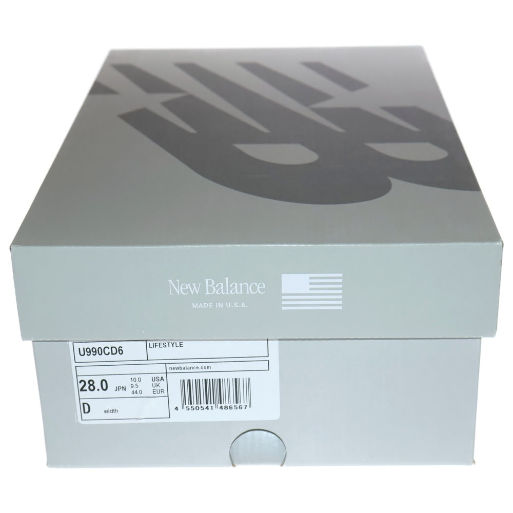 New Balance(ニューバランス) ×COMME des GARCONS HOMME U990CD6 990V6 コムデギャルソンオム ローカットスニーカー ホワイト US10/28cm