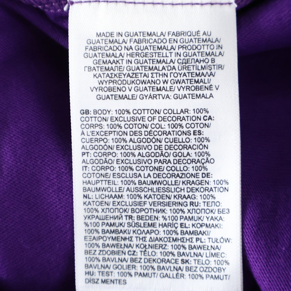 THE NORTH FACE(ザノースフェイス) ×KAWS TEE カウズ ロゴ エンブロイダリー クルーネック 半袖Tシャツ カットソー パープル 5200187090