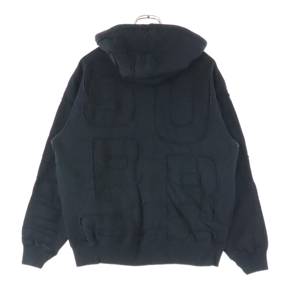 SUPREME(シュプリーム) 20SS Cutout Letters Hooded Sweatshirt カットアウト レターズ フーデッド プルオーバースウェットパーカー フーディー ブラック