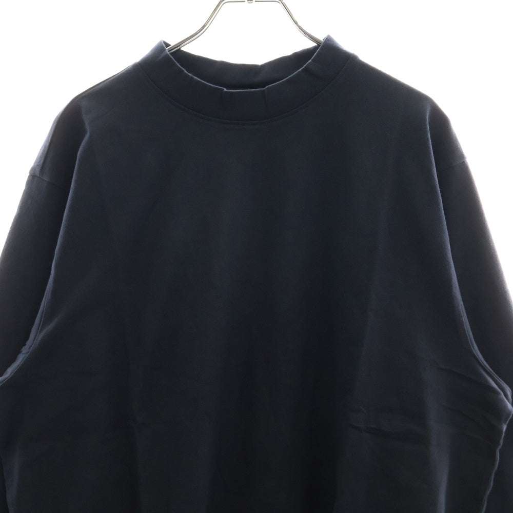 Yeezy Gap Engineered by Balenciaga(イージー ギャップ エンジニアードバイ バレンシアガ) LONG SLEEVE T-SHIRT ロングスリーブ クルーネック 長袖Tシャツ カットソー ネイビー 537288-00-1