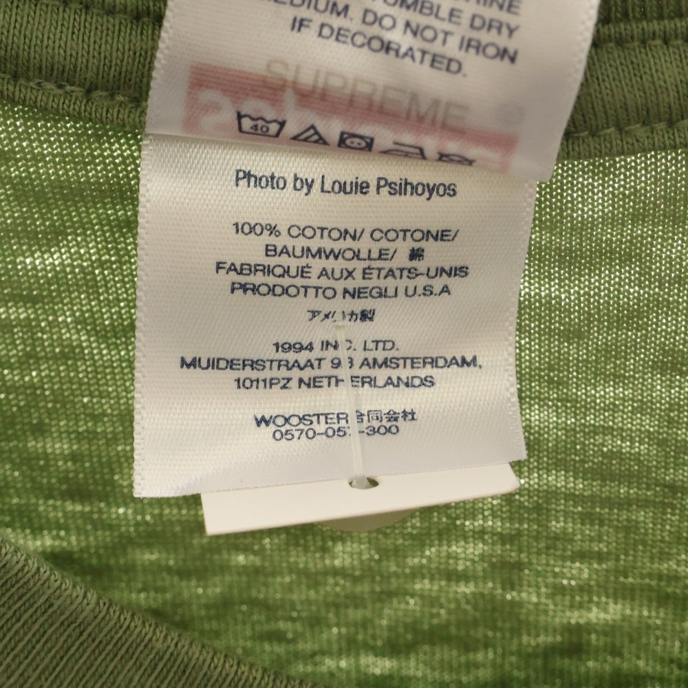 SUPREME(シュプリーム) 22AW Trash Tee トラッシュ クルーネック半袖プリントTシャツ カットソー グリーン