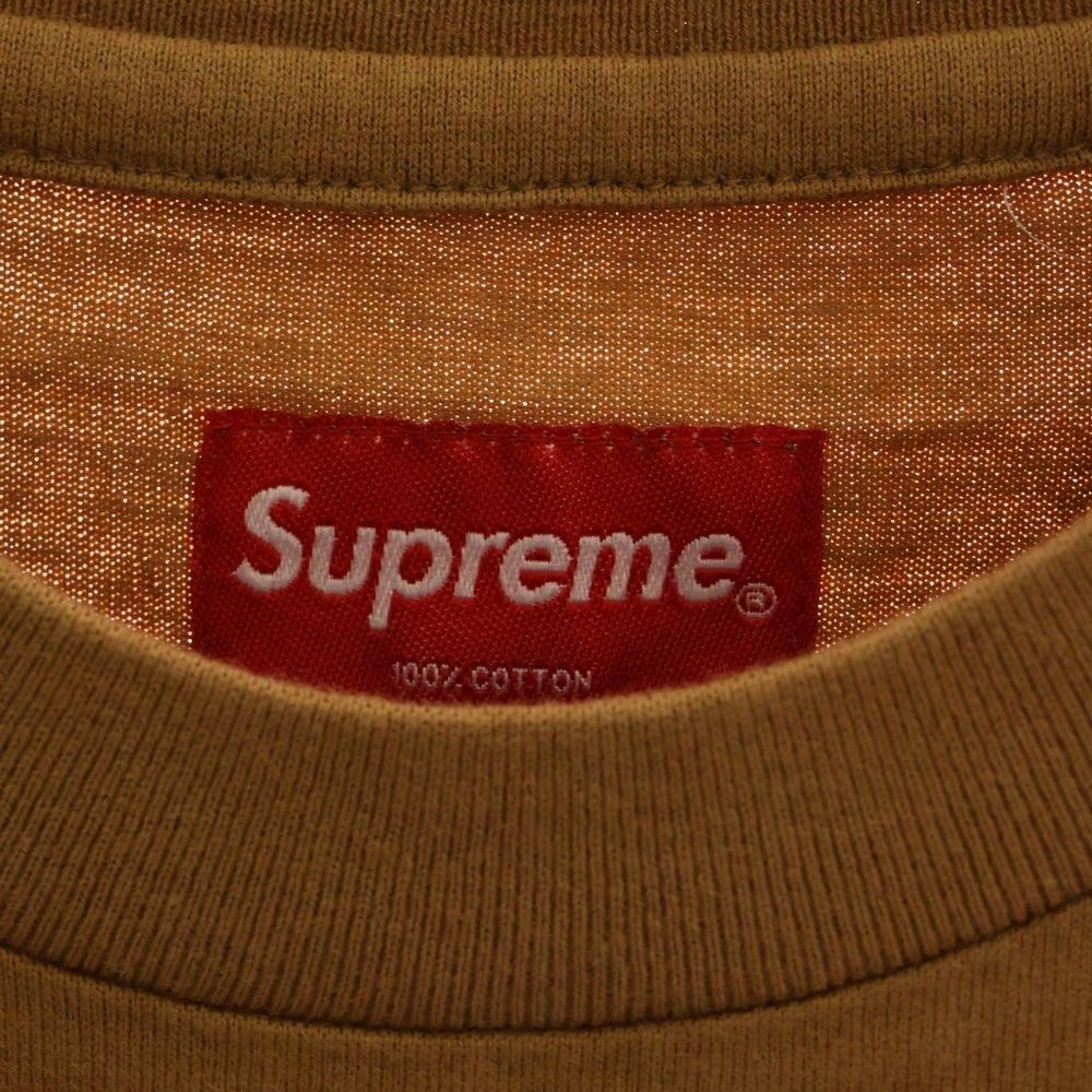 SUPREME(シュプリーム) 21AW Small Box Tee スモール ボックスロゴ クルーネック カットソー 半袖Tシャツ ブラウン