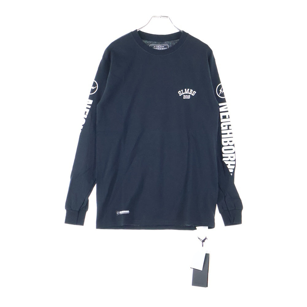 NEIGHBORHOOD(ネイバーフッド) 18AW xFRAGMENT DESIGN LUMBERS C TEE LS フラグメント デザイン ランバーズ クルーネック長袖Tシャツ カットソー ブラック 182LBFRN-LTM01S