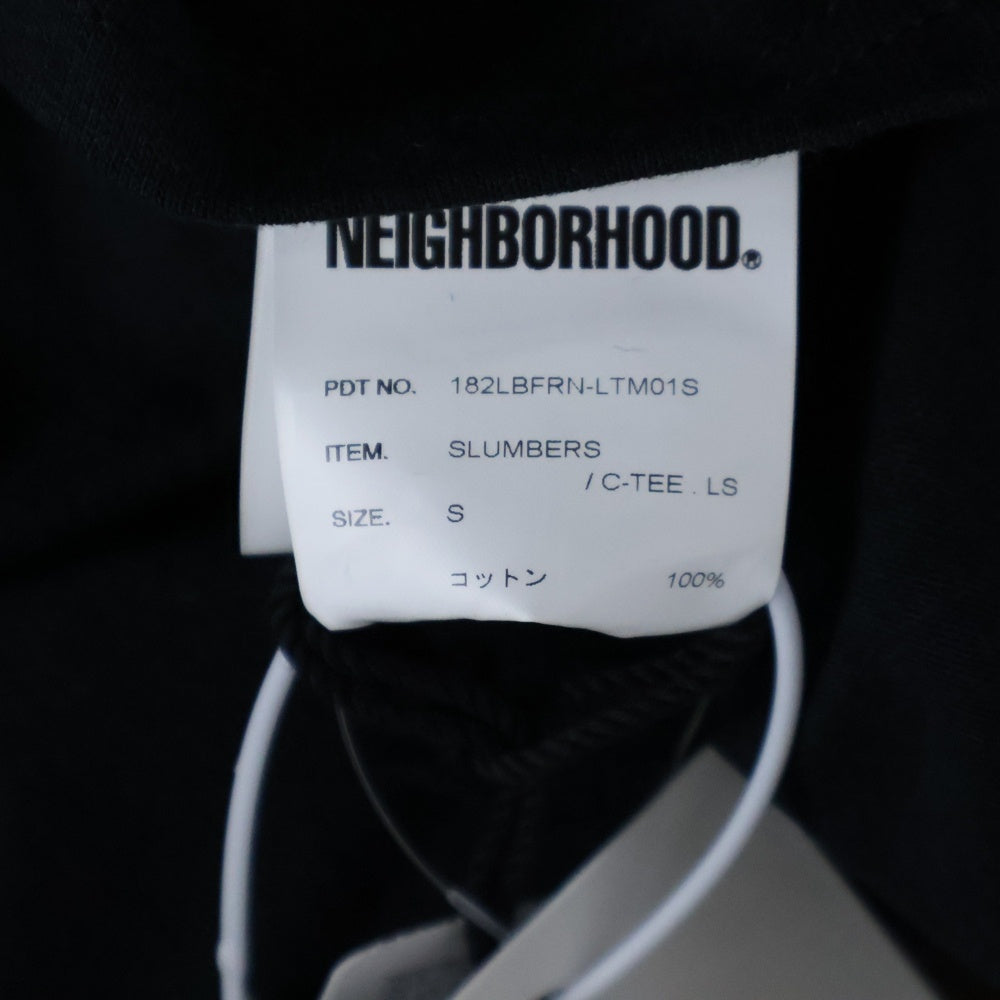 NEIGHBORHOOD(ネイバーフッド) 18AW xFRAGMENT DESIGN LUMBERS C TEE LS フラグメント デザイン ランバーズ クルーネック長袖Tシャツ カットソー ブラック 182LBFRN-LTM01S