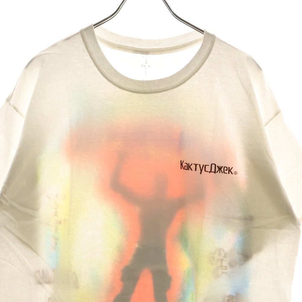 Cactus Jack(カクタスジャック) 20SS ×FORTNITE RAGE EMOTE TEE フォートナイト エモートプリントTシャツ 半袖クルーネックカットソー ホワイト CJFN-SS06