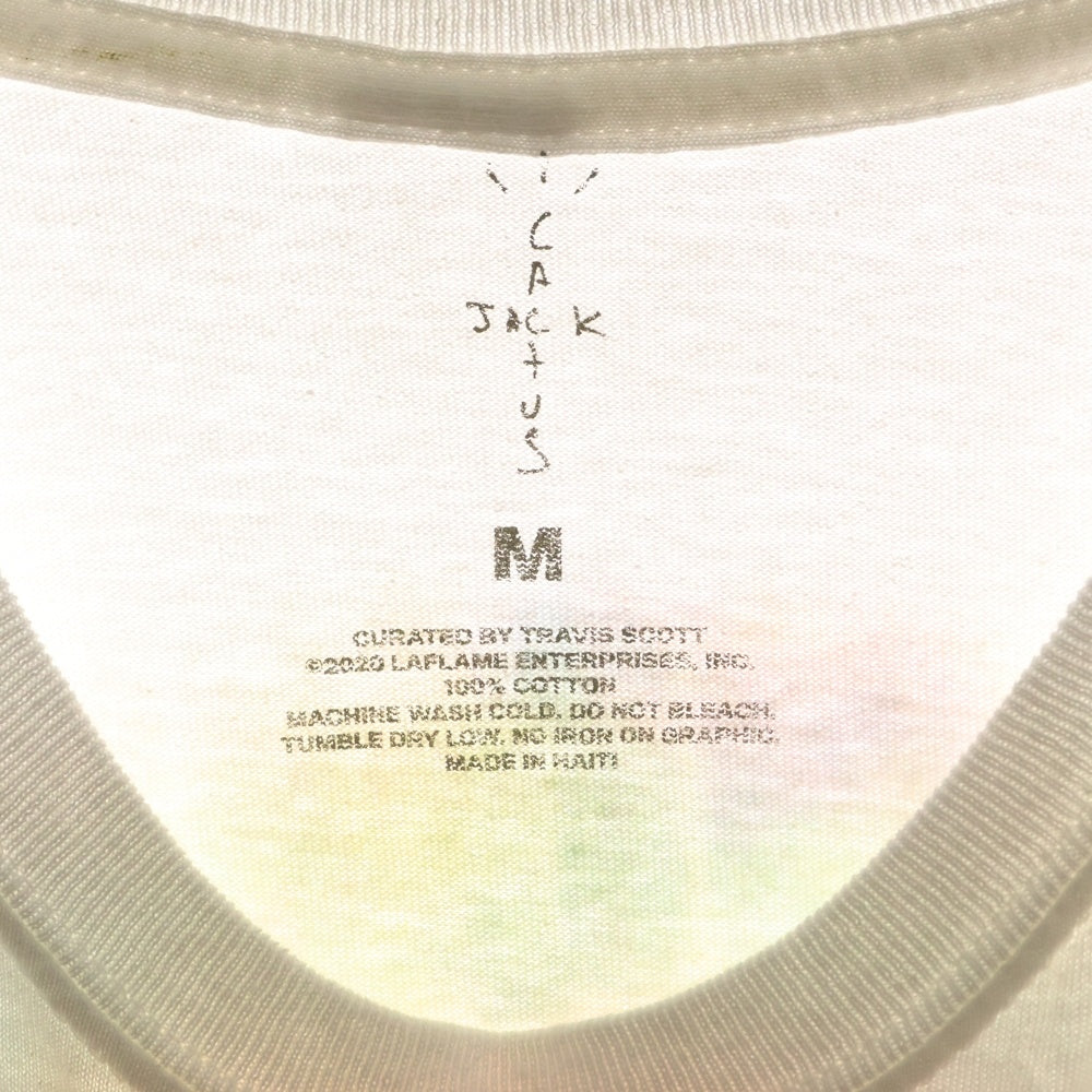 Cactus Jack(カクタスジャック) 20SS ×FORTNITE RAGE EMOTE TEE フォートナイト エモートプリントTシャツ 半袖クルーネックカットソー ホワイト CJFN-SS06