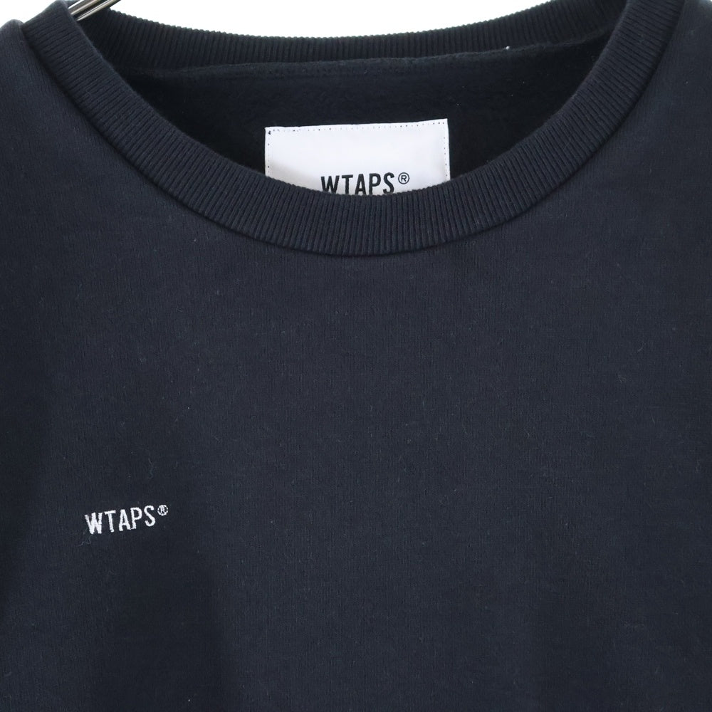 WTAPS(ダブルタップス) 19AW ×NEIGHBORHOOD RIPPER CREW NECK ネイバーフッド リッパー クルーネックスウェットトレーナー ブラック 192ATNHD-CSM02S