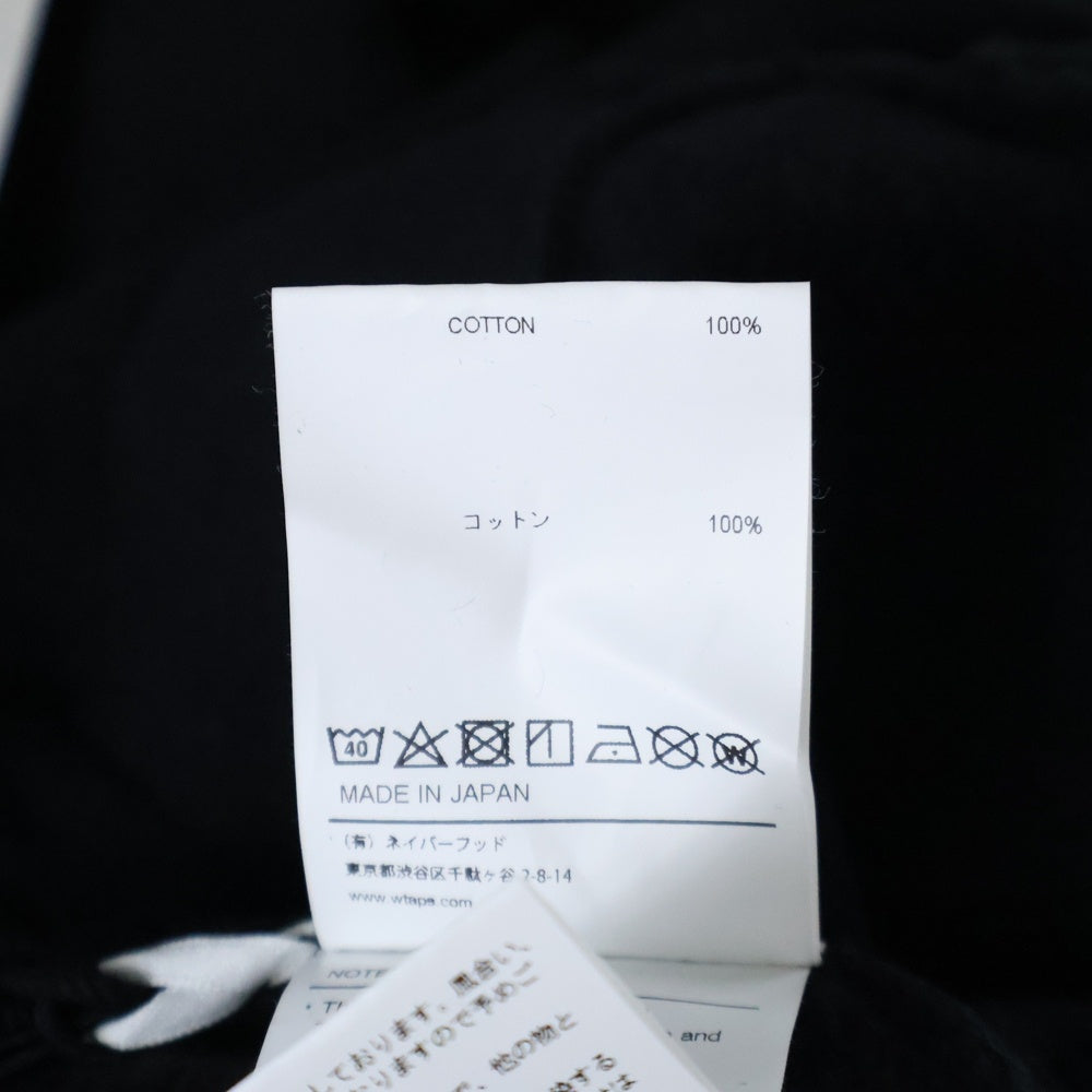 WTAPS(ダブルタップス) 19AW ×NEIGHBORHOOD RIPPER CREW NECK ネイバーフッド リッパー クルーネックスウェットトレーナー ブラック 192ATNHD-CSM02S