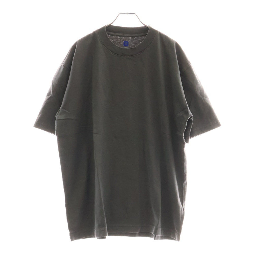 YEEZY GAP(イージーギャップ) SHORT SLEEVE T-SHIRT オーバーサイズTシャツ 半袖クルーネックカットソー チャコールグレー 537299-03-1