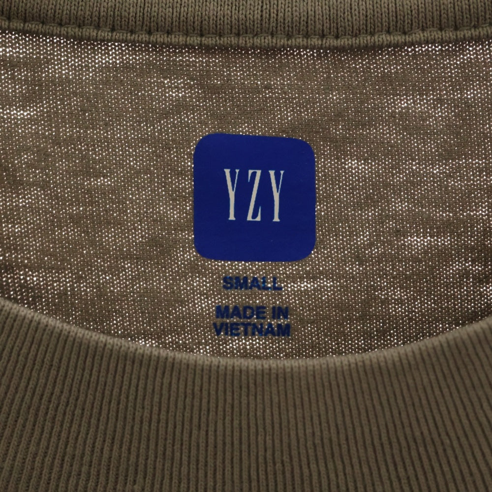 YEEZY GAP(イージーギャップ) SHORT SLEEVE T-SHIRT オーバーサイズTシャツ 半袖クルーネックカットソー グレー 537299-04-1