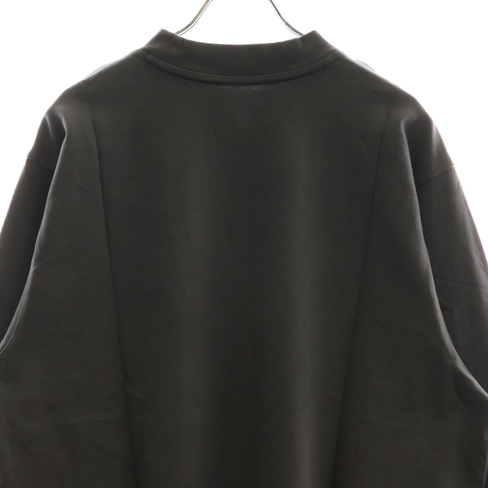 Yeezy Gap Engineered by Balenciaga(イージー ギャップ エンジニアードバイ バレンシアガ) LONG SLEEVE T-SHIRT ロングスリーブ クルーネック 長袖Tシャツ カットソー グレー 537288-01-1