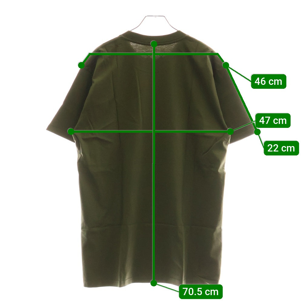 KAWS(カウズ) ×FRUTE BRUTE フルート ブルート クルーネック半袖プリントTシャツ カットソー グリーン