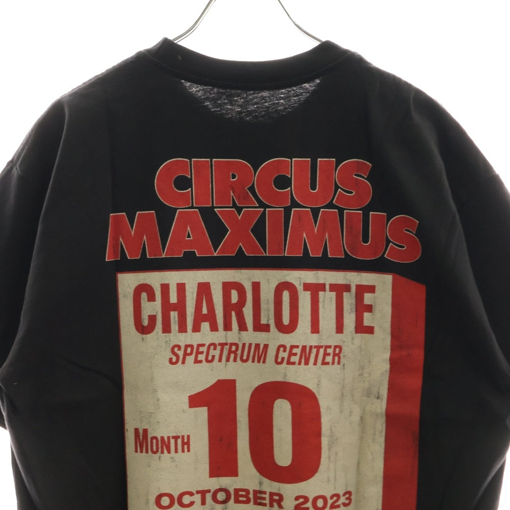 Cactus Jack(カクタスジャック) CIRCUS MAXIMUS UTOPIA CHARLOTTE TOUR TEE サーカスマキシマスユートピア シャーロットツアー 両面プリント半袖Tシャツ TSCM-SS04