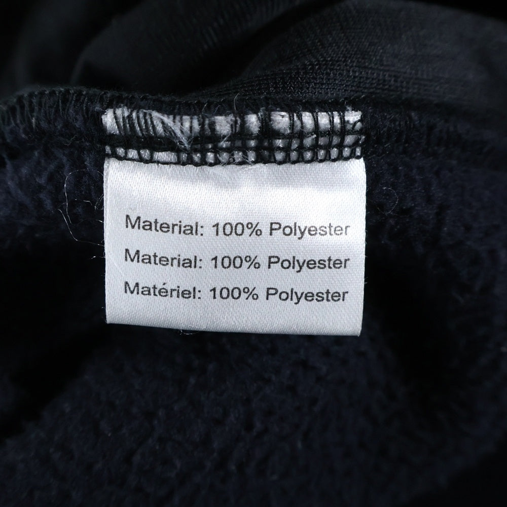 THE NORTH FACE(ザノースフェイス) テープ ロゴ ハイネック ジップアップ フリース ジャケット ブラック