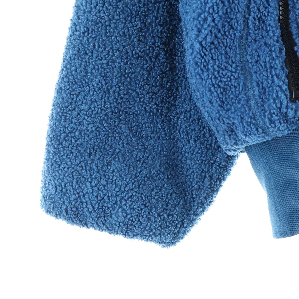 DIESEL(ディーゼル) リバーシブル ダブルジップアップ フーデッド ボアジャケット ブルー/パープル A04717