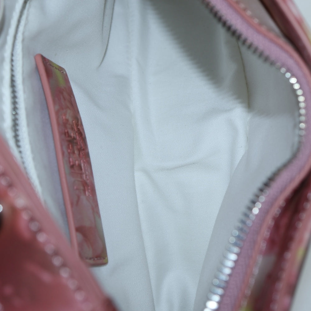 DIESEL(ディーゼル) PLAY SHOULDER プレイ フローラル柄 Dロゴデザイン ショルダーバッグ ハンドバッグ ピンク X09100