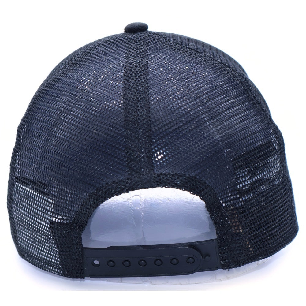 NEW ERA(ニューエラ) ×SOPH NET ソフネット ポリエステル 5パネル メッシュキャップ ベースボールキャップ 帽子 ブラック