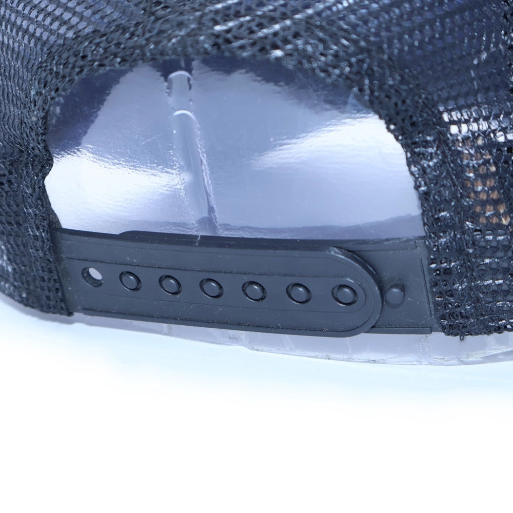 NEW ERA(ニューエラ) ×SOPH NET ソフネット ポリエステル 5パネル メッシュキャップ ベースボールキャップ 帽子 ブラック