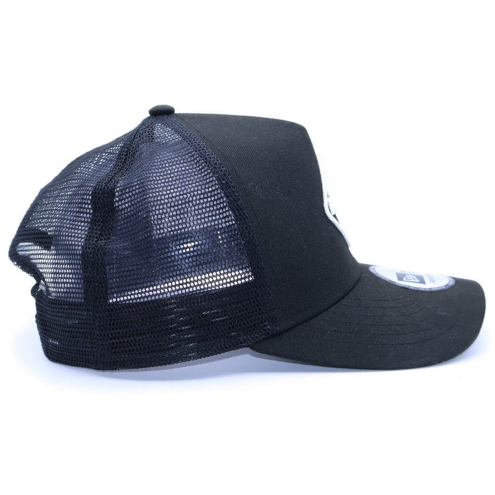 NEW ERA(ニューエラ) ×F.C.REAL BRISTOL エフシーレアルブリストル ロゴデザイン 5パネル メッシュキャップ 帽子 ブラック