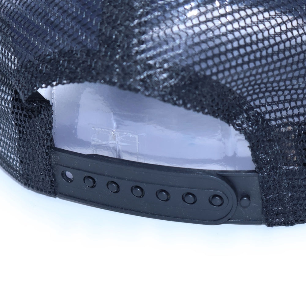 NEW ERA(ニューエラ) ×F.C.REAL BRISTOL エフシーレアルブリストル ロゴデザイン 5パネル メッシュキャップ 帽子 ブラック