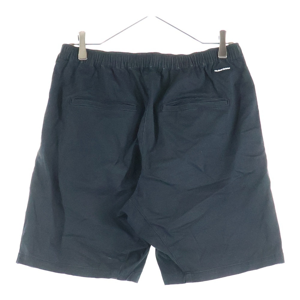 F.C.R.B./F.C.Real Bristol/FCRB(エフシーアールビー/エフシーレアルブリストル) VENTILATION SHORTS ベンチレーション ロゴデザイン ジップアップ ショートパンツ ブラック FCRB-160036