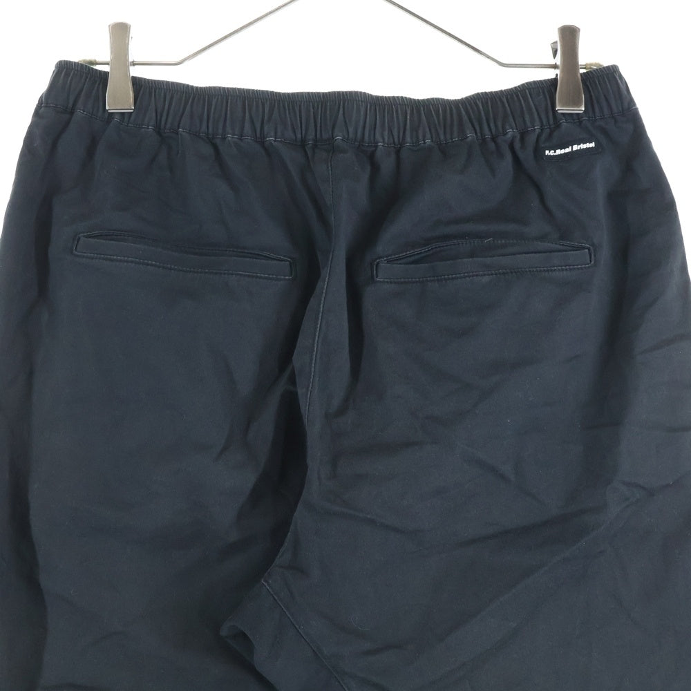 F.C.R.B./F.C.Real Bristol/FCRB(エフシーアールビー/エフシーレアルブリストル) VENTILATION SHORTS ベンチレーション ロゴデザイン ジップアップ ショートパンツ ブラック FCRB-160036